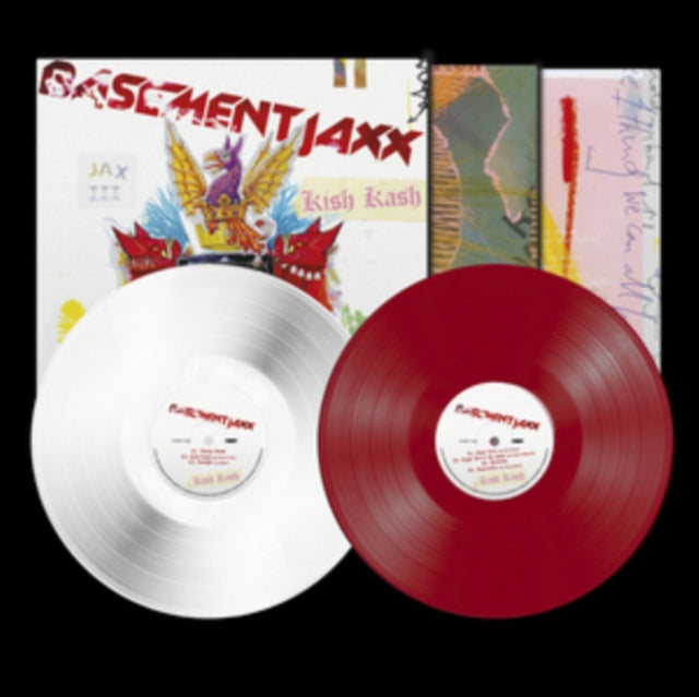 BASEMENT JAXX 'KISH KASH' 2LP - RED/WHITE