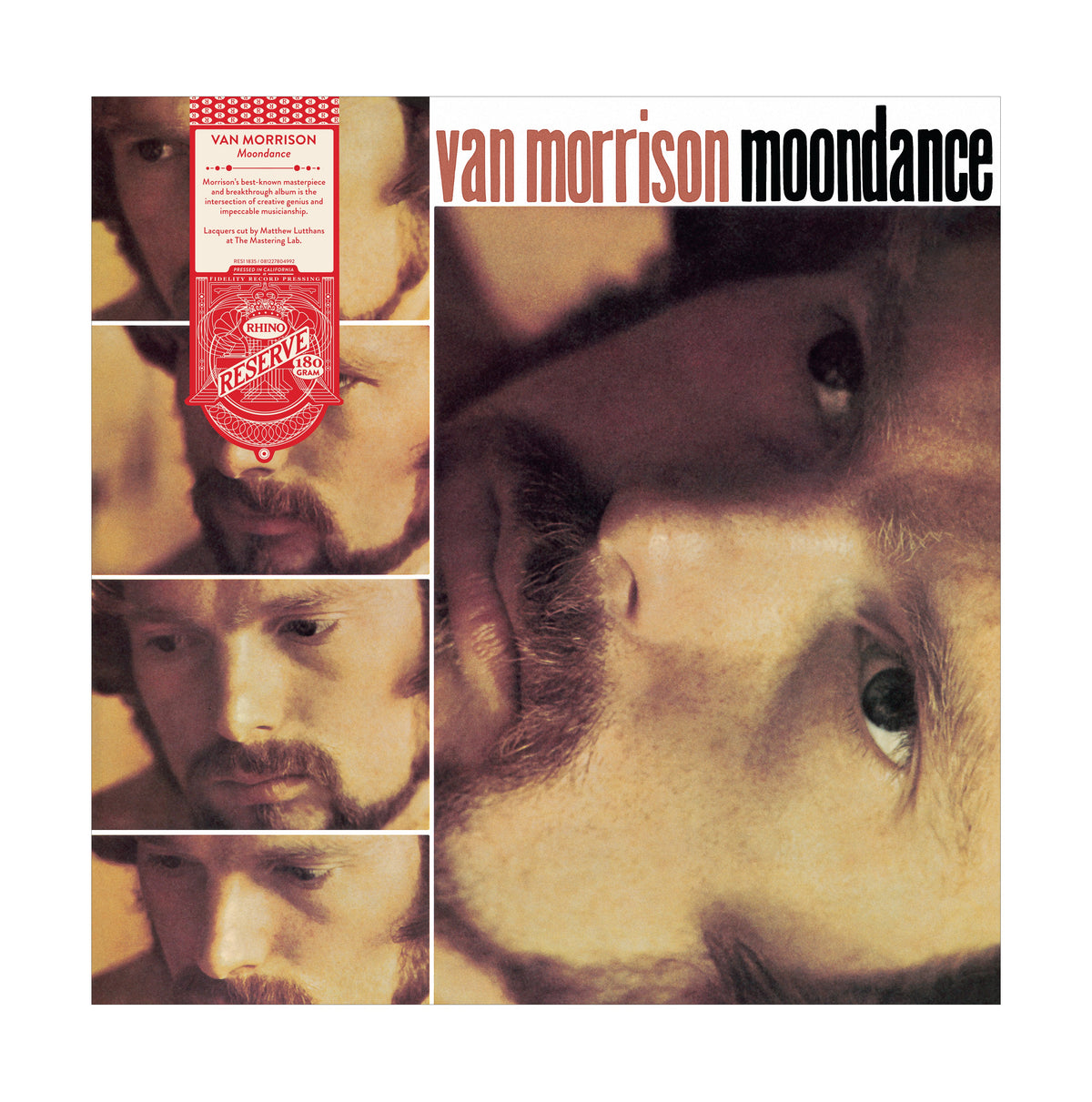 VAN MORRISON 'MOONDANCE' LP - RHINO RESERVE