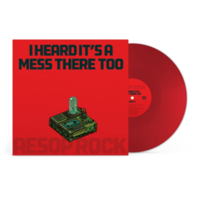 AESOP ROCK 'I HEARD IT'S A MESS THERE TOO' LP - APPLE RED OPAQUE