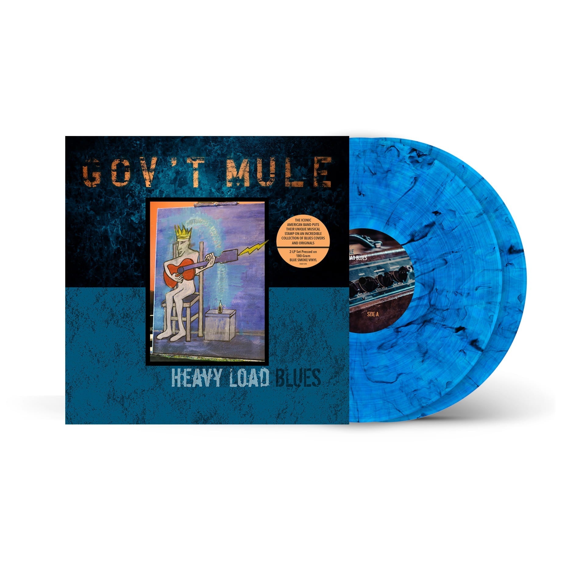 GOV'T MULE 'HEAVY LOAD BLUES' 2LP - SMOKE BLUE