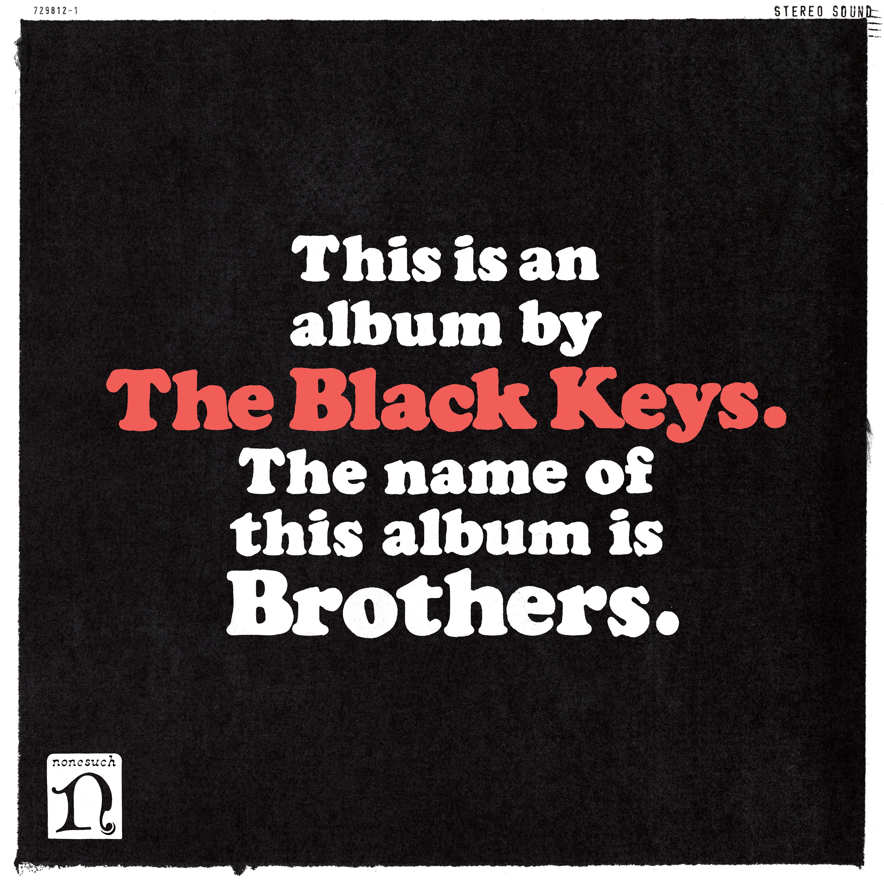 The Black Keys Brothers アナログレコード ブラックキーズ THE BLACK KEYS 'BROTHERS' 2LP (Cola Bottle Clear Vinyl) – Veeps Inc