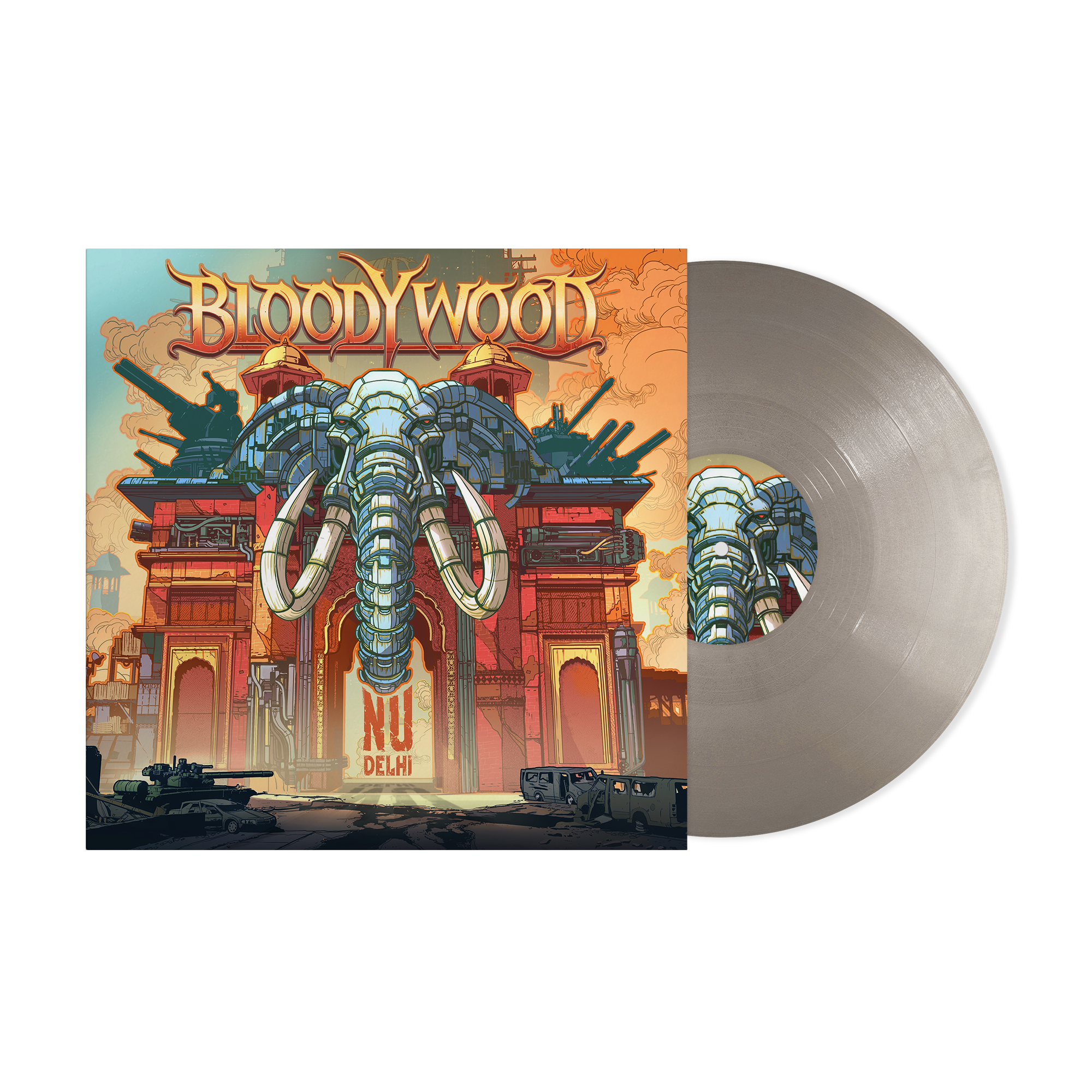 BLOODYWOOD ‘NU DELHI’ LP - LTD. 300 - OPAQUE SILVER