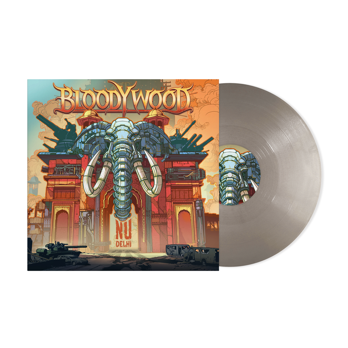 BLOODYWOOD'NU DELHI' LP - LTD. 300 - OPAQUE SILVER