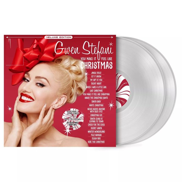 GWEN STEFANI 'YOU MAKE ME FEEL LIKE CHRISTMAS' 2LP - WHITE