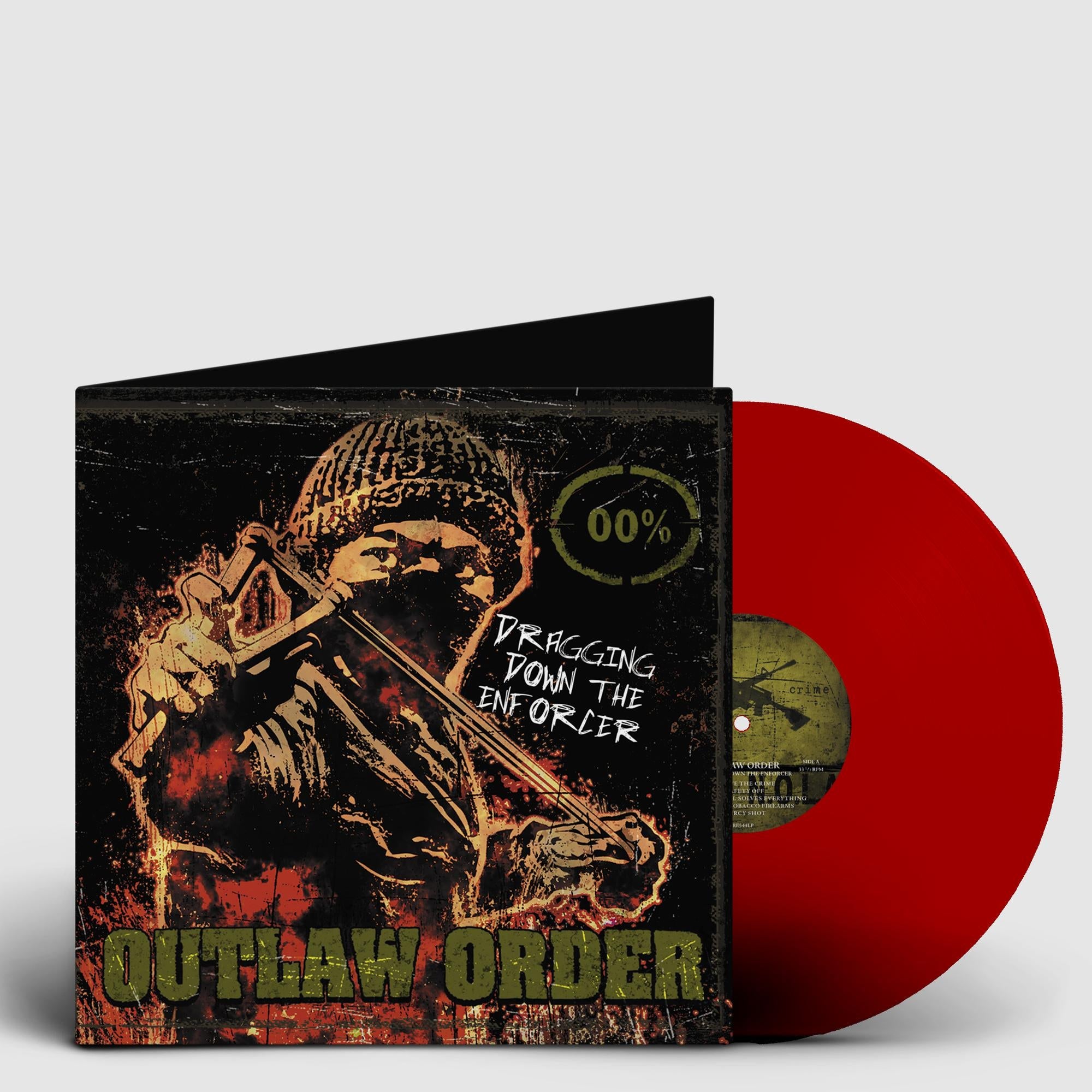 OUTLAW ORDER 'DRAGGING DOWN THE ENFORCER' LP - RED