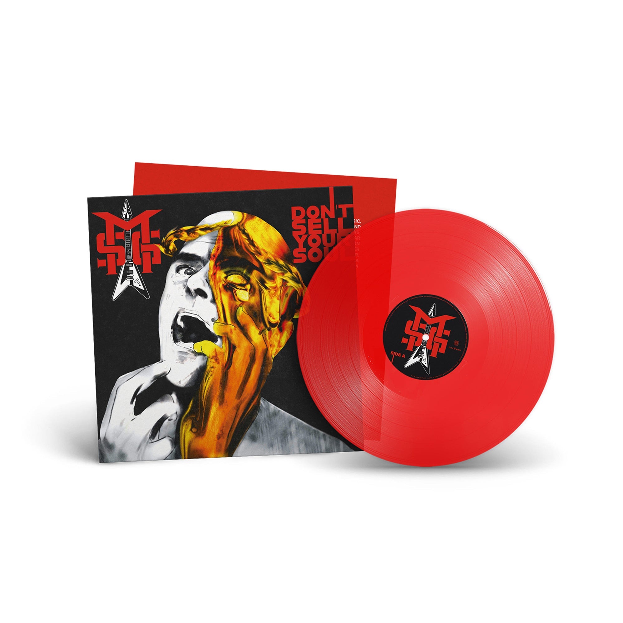 MICHAEL SCHENKER GROUP 'DON'T SELL YOUR SOUL' LP - RED