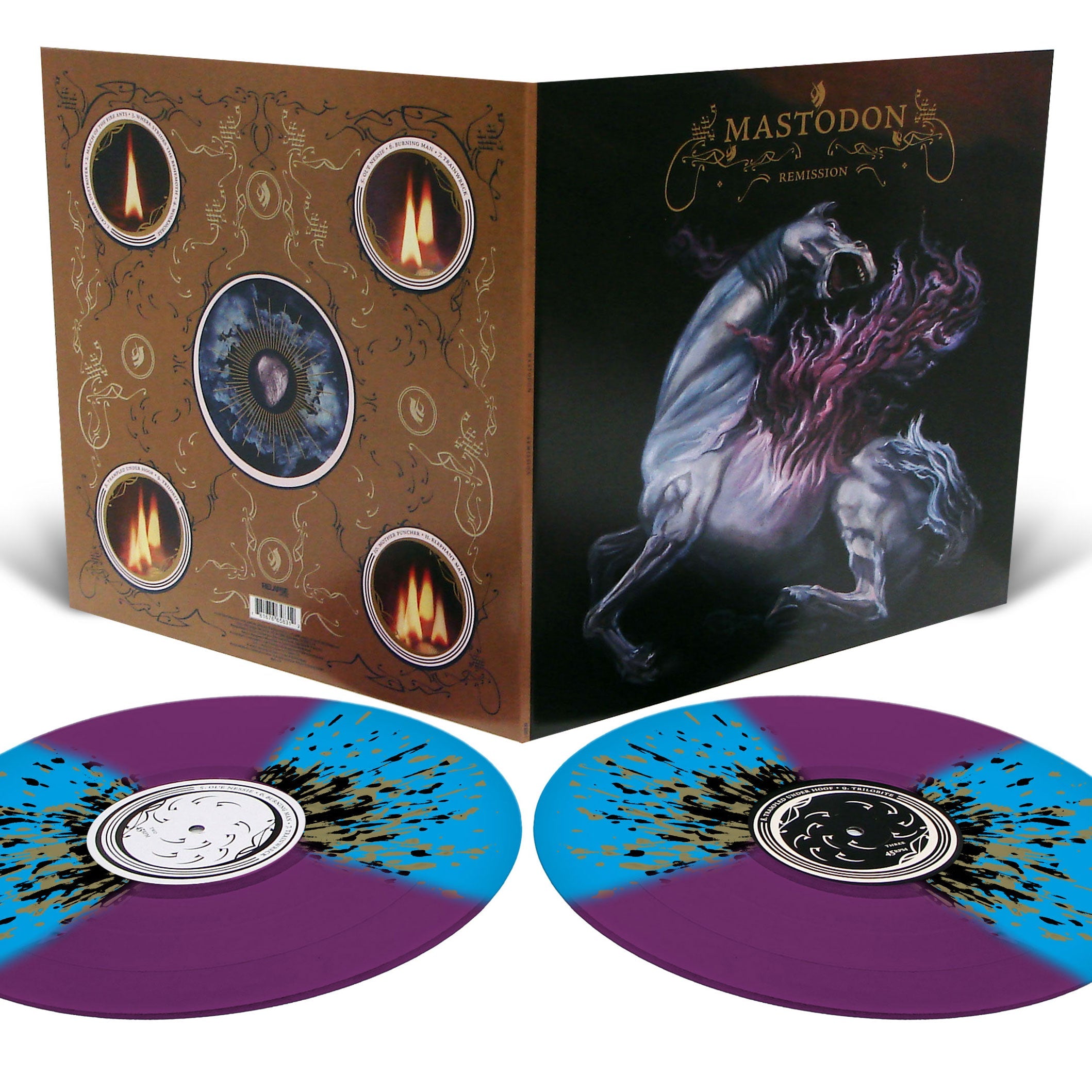 MASTODON 'REMISSION' 2LP - PURPLE/BLUE/BLACK/GOLD SPLATTER