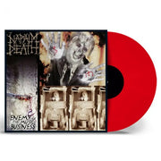 NAPALM DEATH 'ENEMY OF THE MUSIC BUSINESS' LP - RED