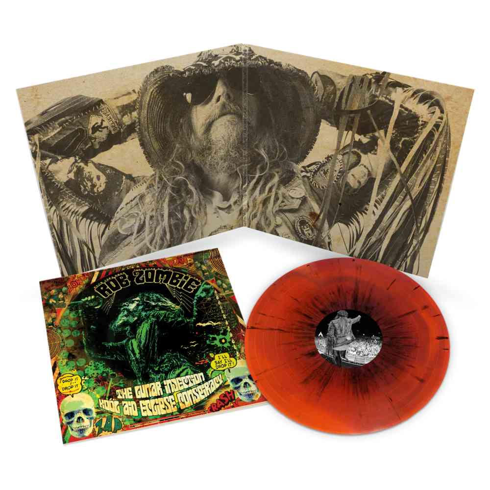 ROB ZOMBIE 'THE LUNAR INJECTION KOOL AID ECLIPSE CONSPIRACY' LP - OXBLOOD ORANGE/BLACK/SWIRL/SPLATTER
