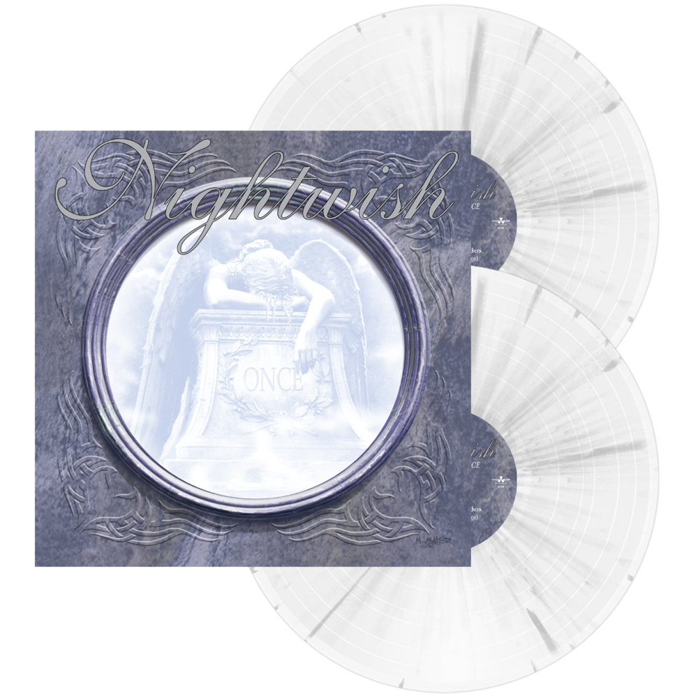 NIGHTWISH 'ONCE' 2LP - WHITE/GREY/SPLATTER