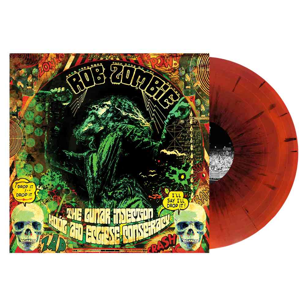 ROB ZOMBIE 'THE LUNAR INJECTION KOOL AID ECLIPSE CONSPIRACY' LP - OXBLOOD ORANGE/BLACK/SWIRL/SPLATTER