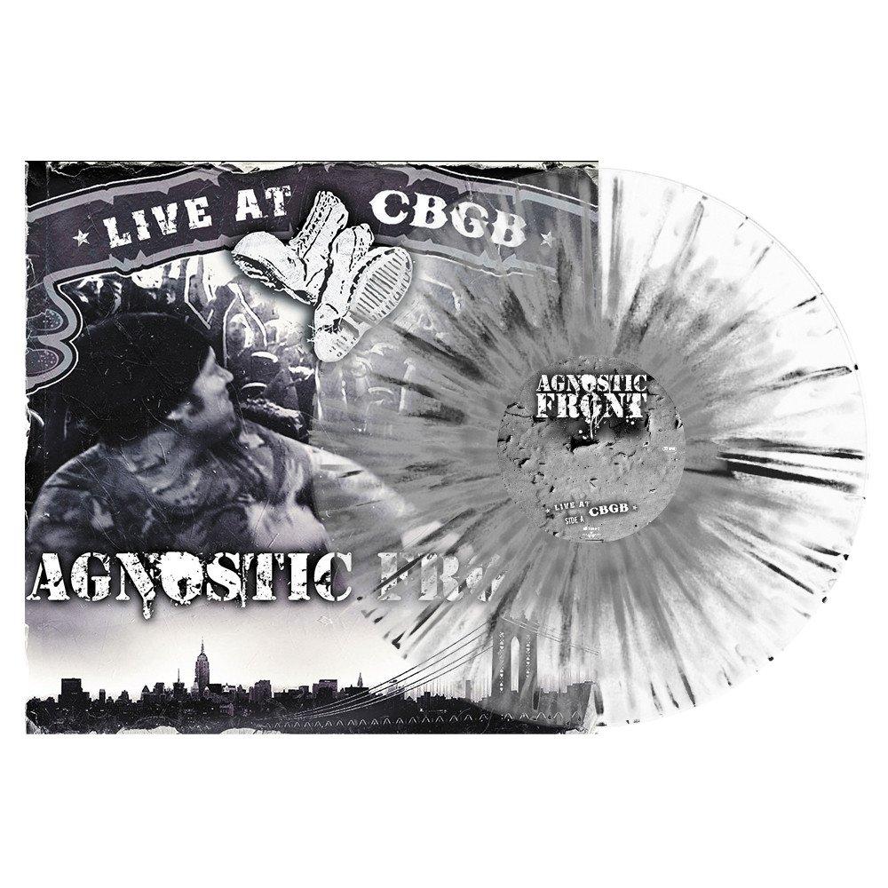 AGNOSTIC FRONT 'LIVE AT CBGB' LP - SPLATTER