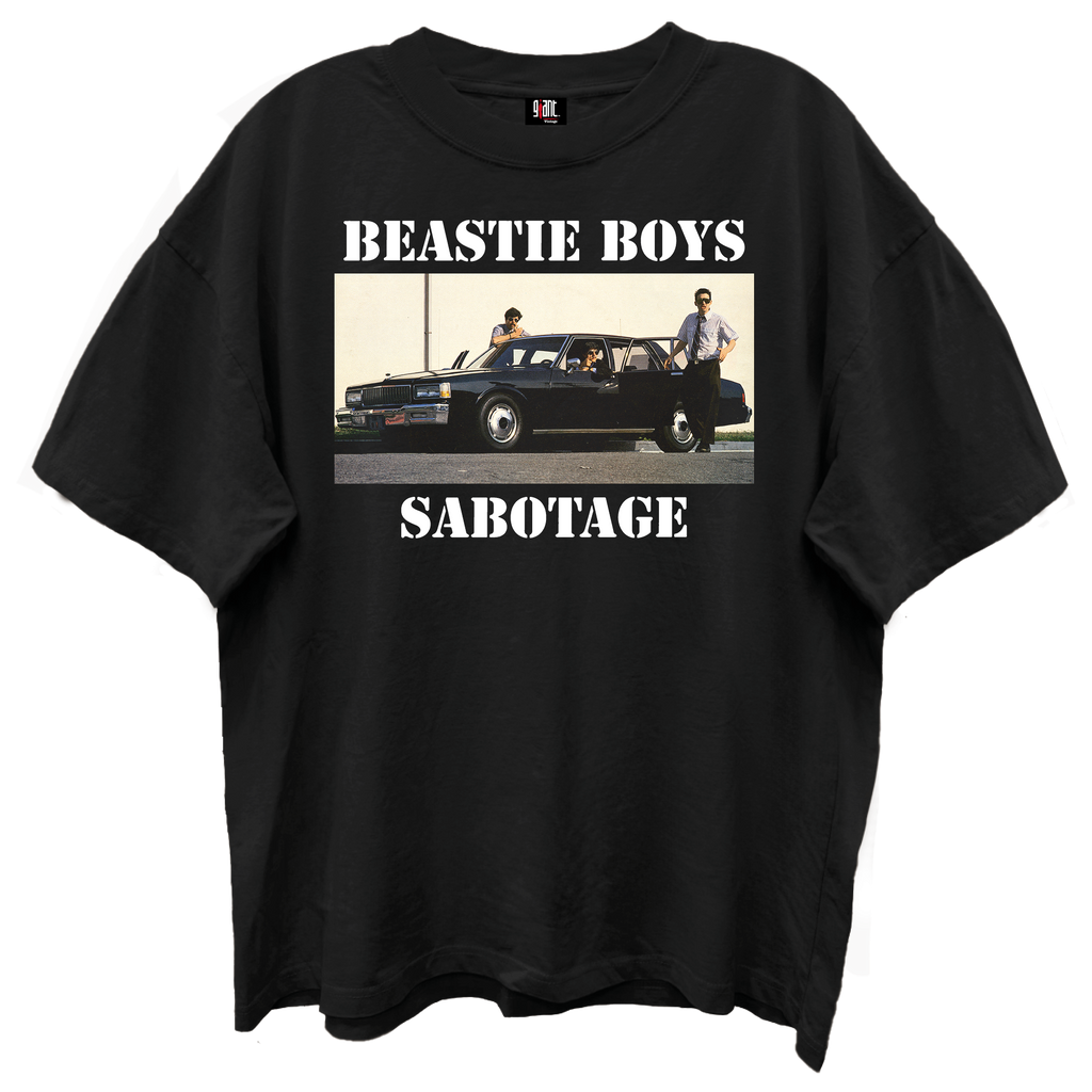 BEASTIE BOYS SABATOGE LIMO BLACK T-SHIRT/GIANT VINTAGE