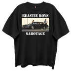 BEASTIE BOYS SABATOGE LIMO BLACK T-SHIRT/GIANT VINTAGE