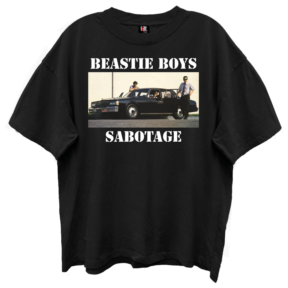 BEASTIE BOYS SABATOGE LIMO BLACK T-SHIRT/GIANT VINTAGE