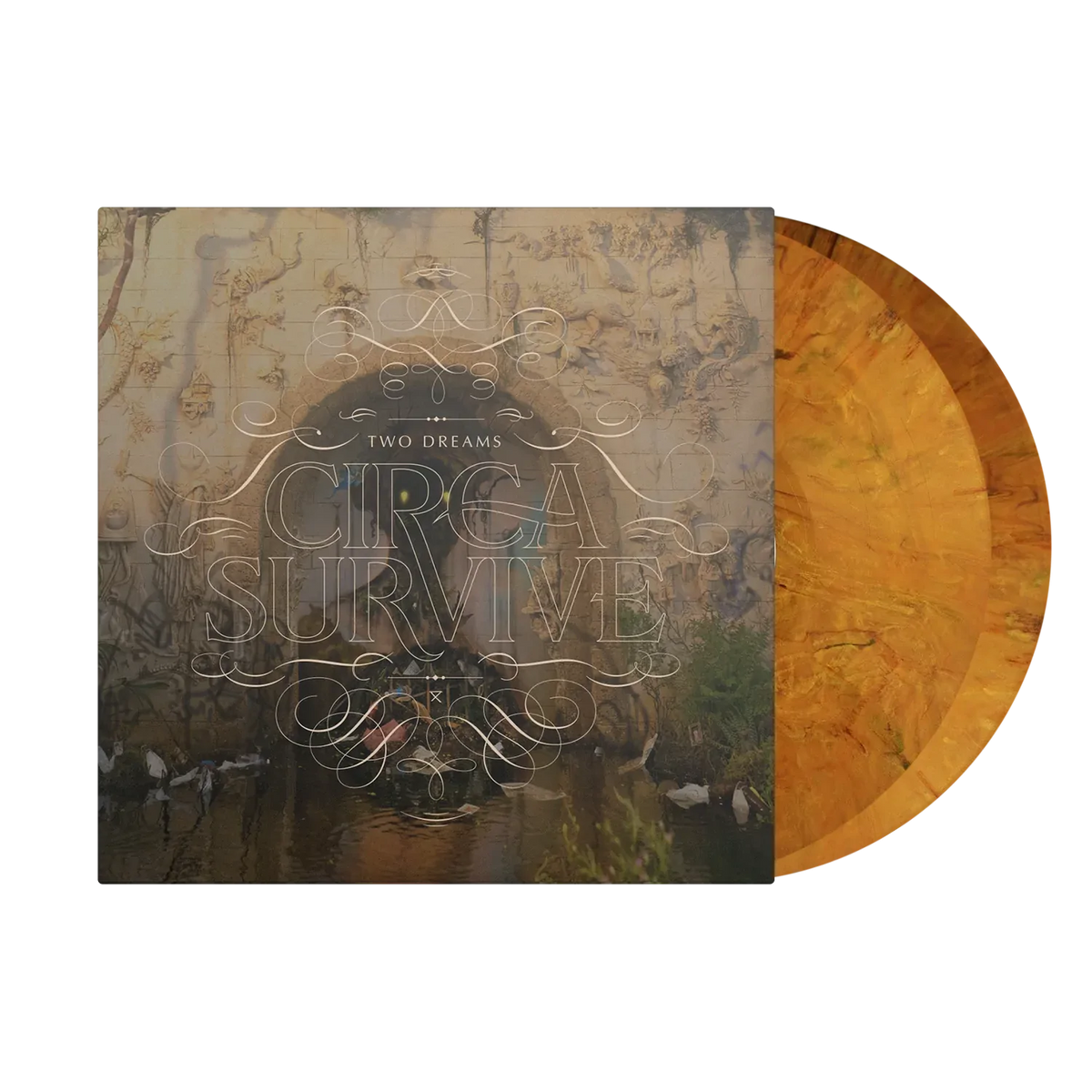 CIRCA SURVIVE ‘TWO DREAMS’ 2LP (Limited Edition – Only 500 Made, Golden Marble Vinyl)