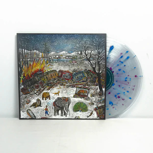 MEWITHOUTYOU 'TEN STORIES' LP - CLEAR/BLUE SPLATTER