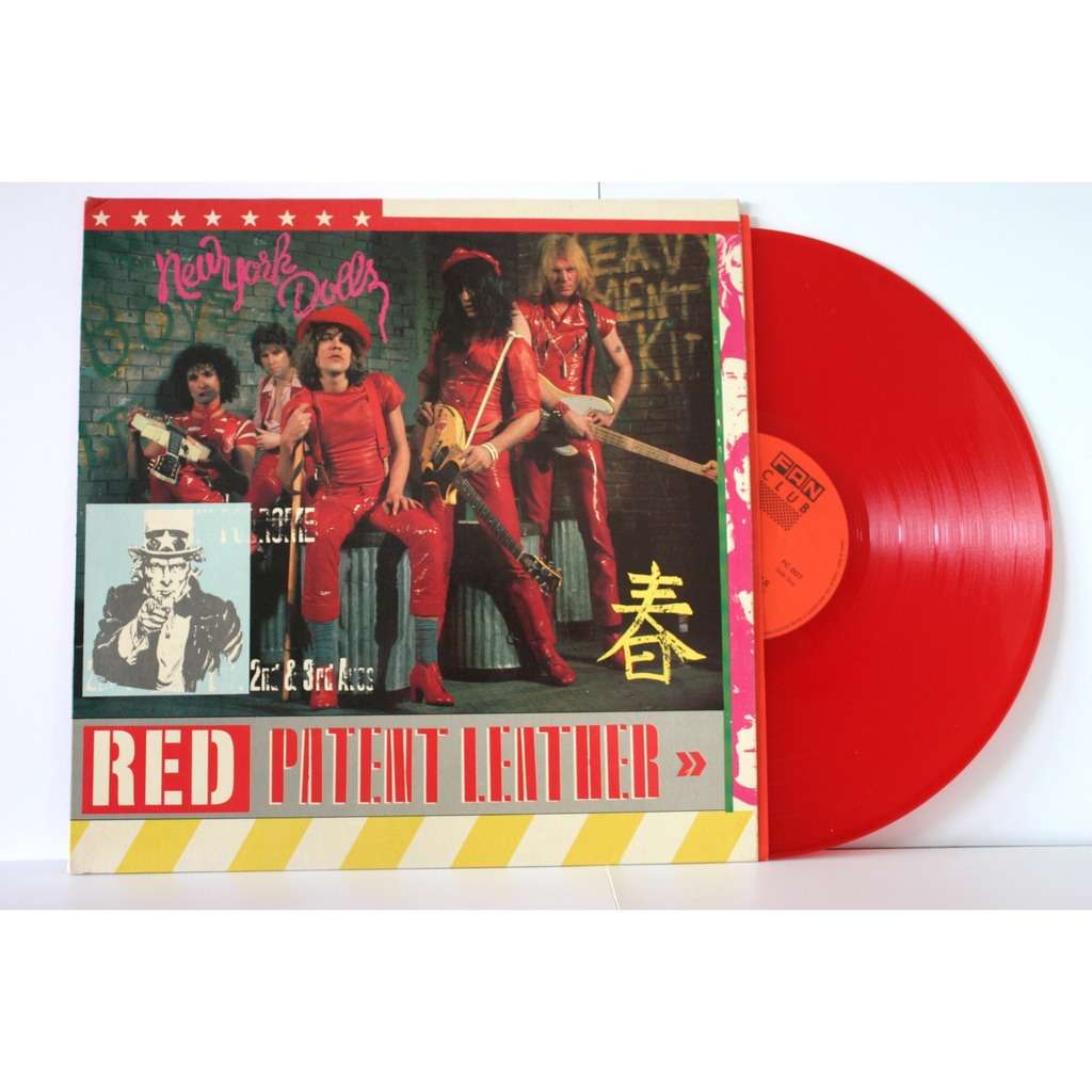 NEW YORK DOLLS 'RED PATENT LEATHER' LP - ORIGINAL RED