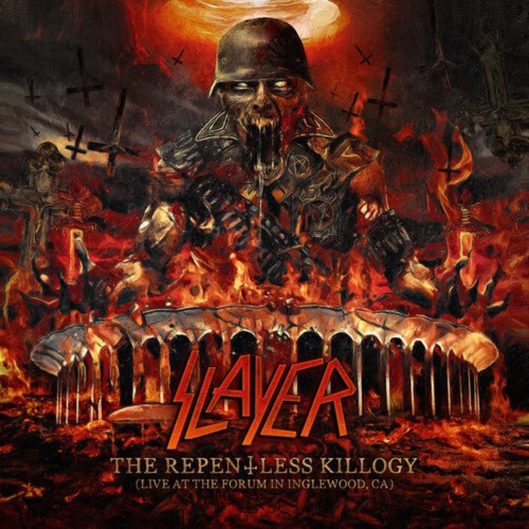 SLAYER 'THE REPENTLESS KILLOGY (LIVE AT THE FORUM IN INGLEWOOD, CA)' 2LP - AMBER SMOKE