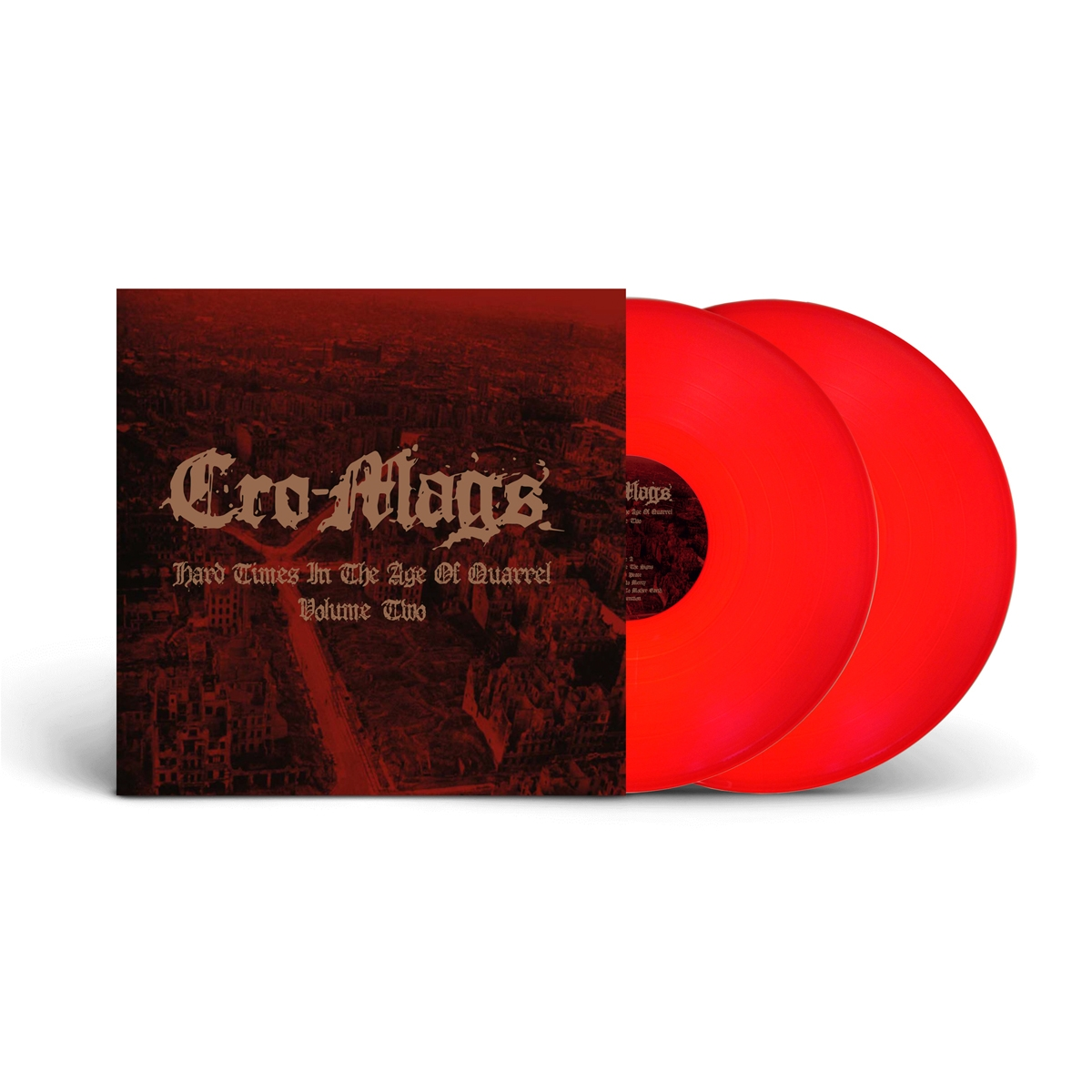 CRO-MAGS 'HARD TIMES IN THE AGE OF QUARREL: VOL 2' 2LP - RED
