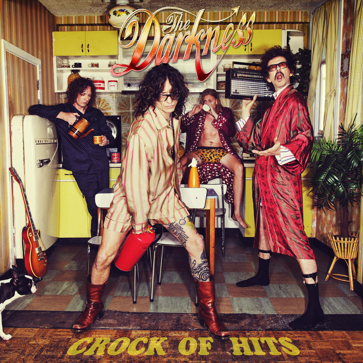 THE DARKNESS 'CROCK OF HITS' 2LP (Red/Yellow Vinyl)