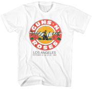 GUNS N ROSES L.A. 1989 ROSES LOGO