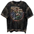 GUNS N ROSES SKELTONS LIVE FRT/BCK CHOCOLATE SPRAY WASH T-SHIRT/GIANT VINTAGE