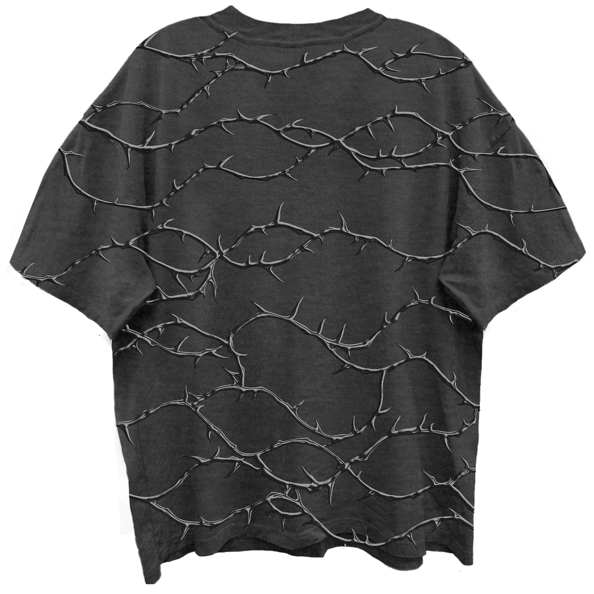 GUNS N ROSES SKULL ROSES FRONT/BCK VINTAGE BLACK ENZYME WASH T-SHIRT/GIANT VINTAGE