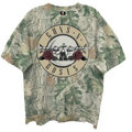 GUNS N ROSES BULLET LOGO WOODLAND CAMO T-SHIRT/GIANT VINATGE/S