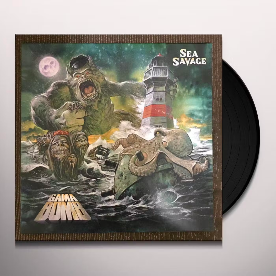 GAMA BOMB ‘SEA SAVAGE’ LP - BLACK/WHITE