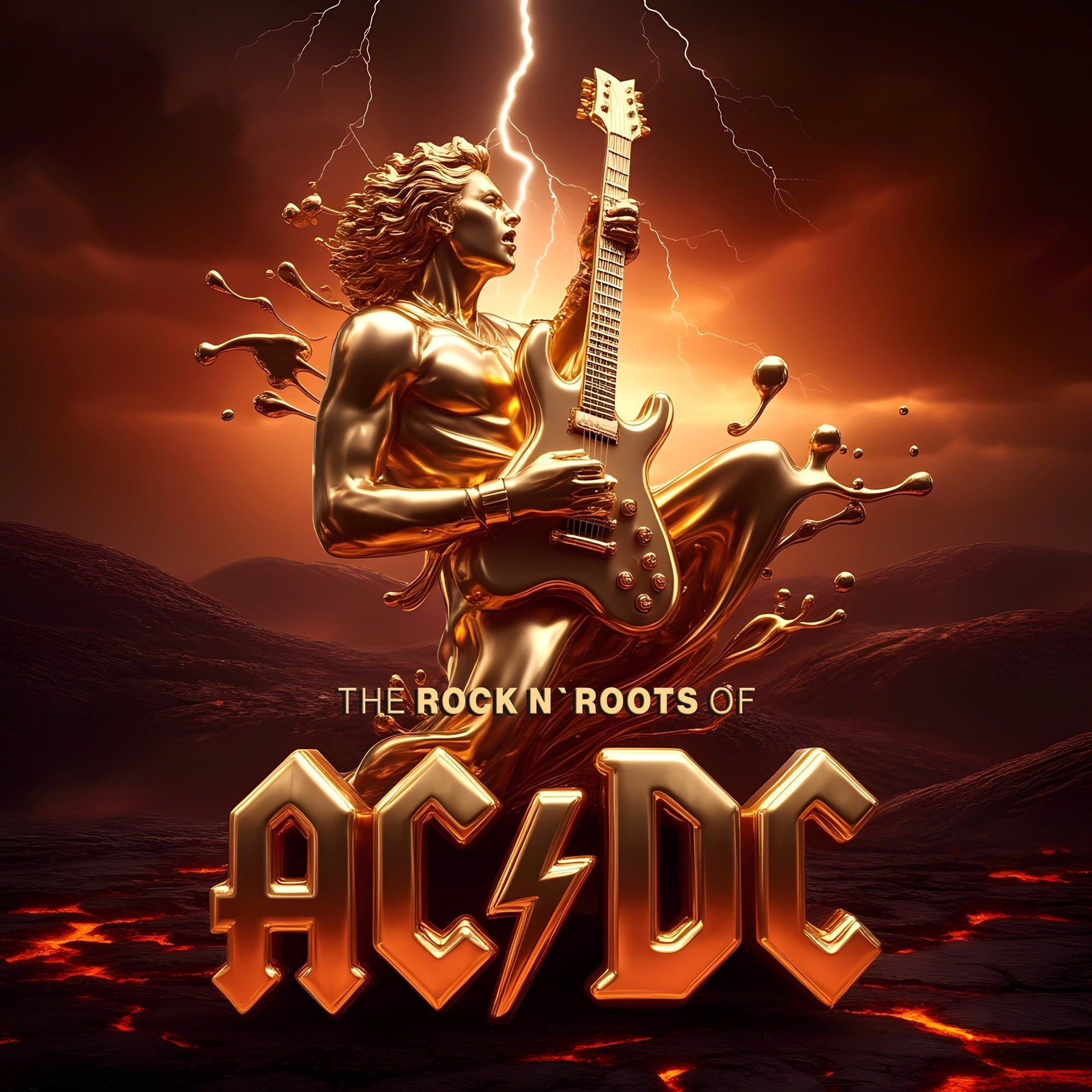 AC/DC 'THE ROCK N' ROOTS OF AC/DC' LP - LTD.
