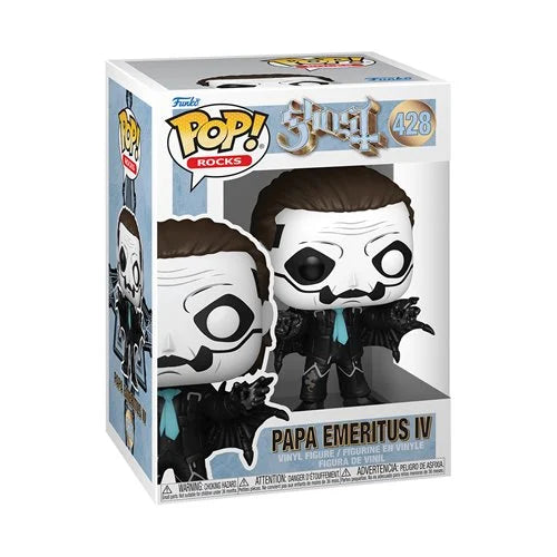 GHOST PAPA IV EMERITUS + PAPA V PERPETUA (BAT WINGS) FUNKO POP! ROCKS FIGURES