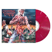 CANNIBAL CORPSE 'EATEN BACK TO LIFE' LP - RED SWIRL