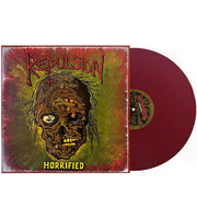 REPULSION 'HORRIFIED' LP - OXBLOOD