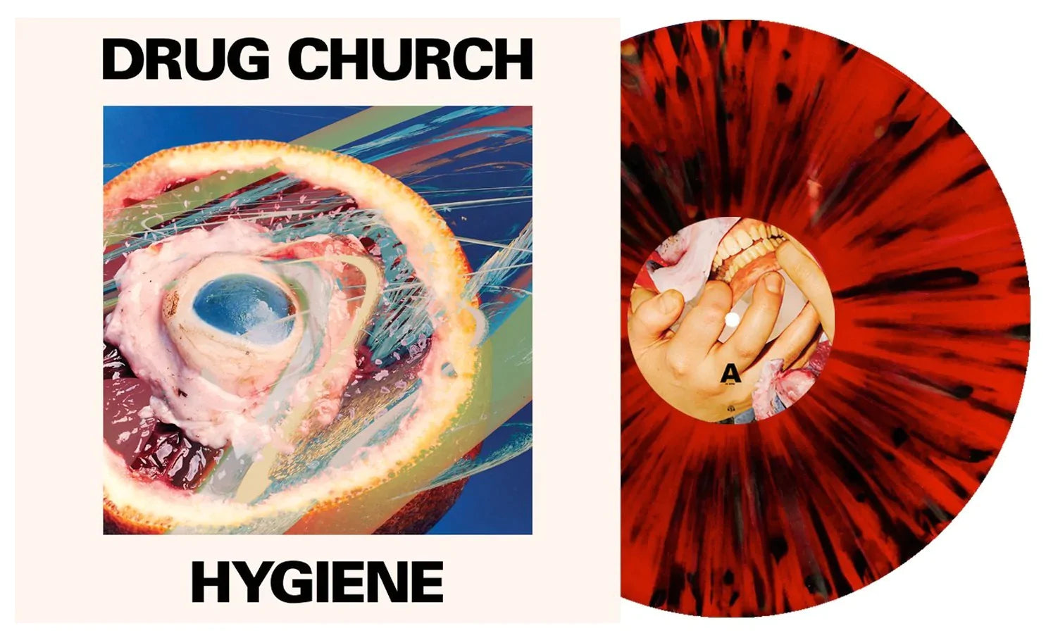 DRUG CHURCH 'HYGIENE' LP - EXCLUSIVE - LTD. 300 - RED/BLACK/SPLATTER