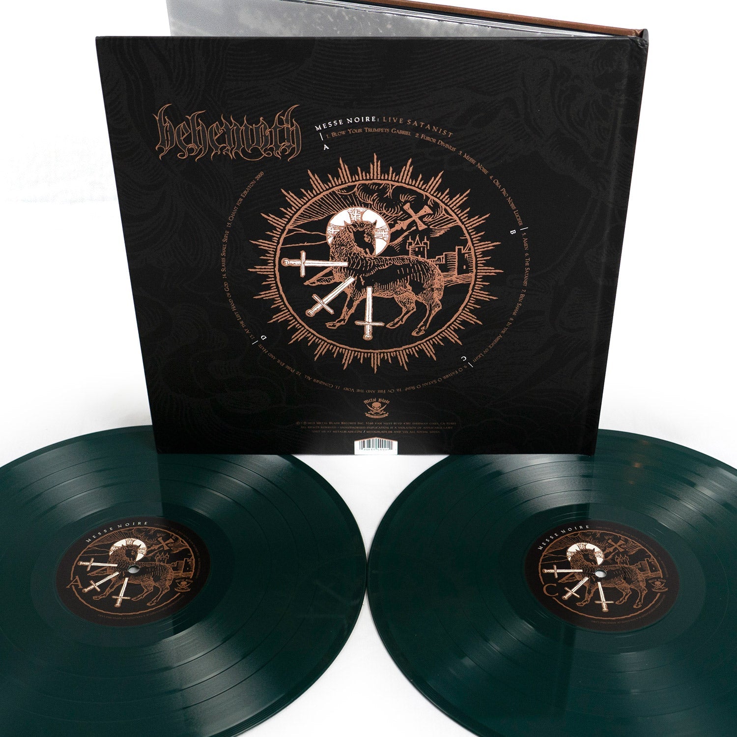 BEHEMOTH 'MESSE NOIRE' 2LP - DELUXE DIGIBOOK - GREEN
