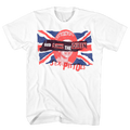 SEX PISTOLS GOD SAVE THE QUEEN FRT/BACK WHITE T-SHIRT