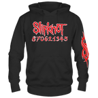 SLIPKNOT BARCODE BLACK FRT/BCK HOODIE