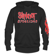 SLIPKNOT BARCODE BLACK FRT/BCK HOODIE