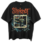 SLIPKNOT EVERGREEN FRONT/BACK GIANT VINTAGE LIMO BLACK T-SHIRT