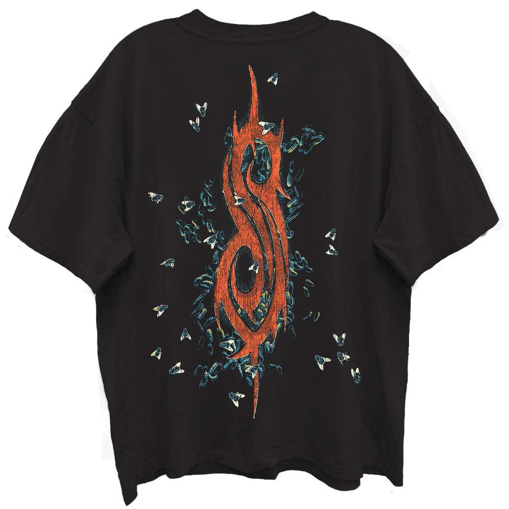 SLIPKNOT EVERGREEN FRONT/BACK GIANT VINTAGE LIMO BLACK T-SHIRT