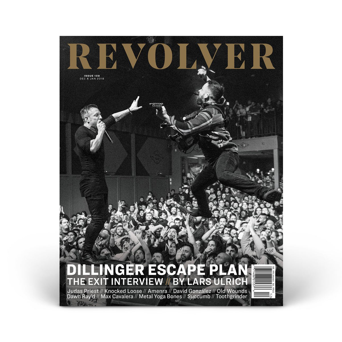 REVOLVER DEC/JAN 2018 ISSUE SILVER COLLECTOR’S SLIPCASE EDITION FEATURING DILLINGER ESCAPE PLAN - EXCLUSIVE - LTD. 200
