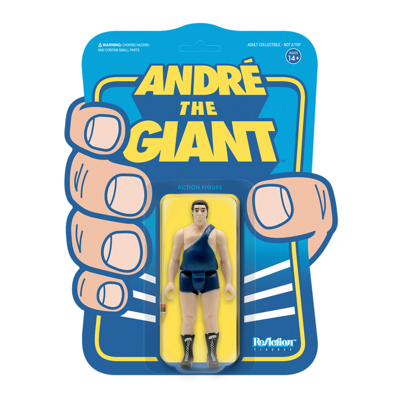 ANDRE THE GIANT REACTION FIGURE - SINGLET - BLUE CARD