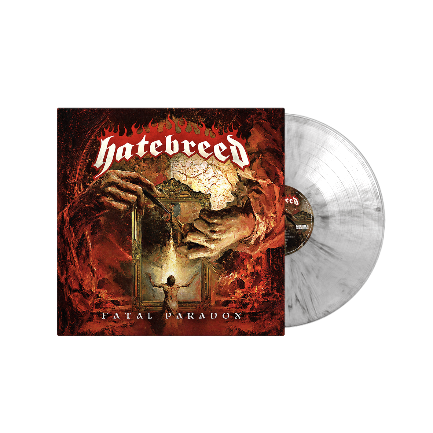 HATEBREED ‘FATAL PARADOX’ LP (Exclusive – Limited to 500, White & Black Marble Vinyl)