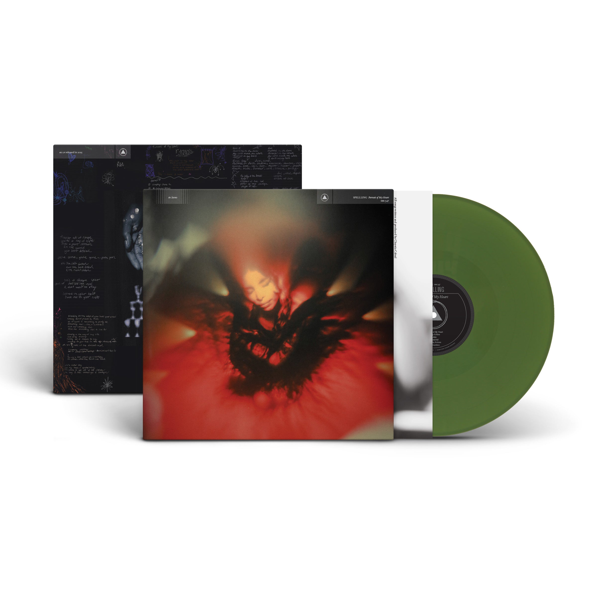 SPELLLING 'PORTRAIT OF MY HEART' LP - OLIVE GREEN