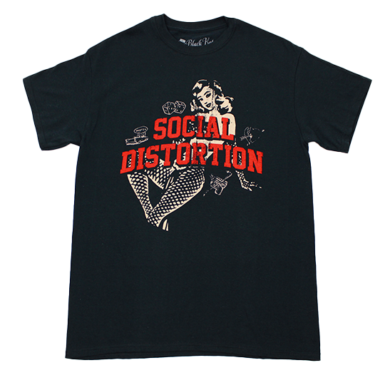 SOCIAL DISTORTION 'WHITE LIGHT ICONS' T-SHIRT
