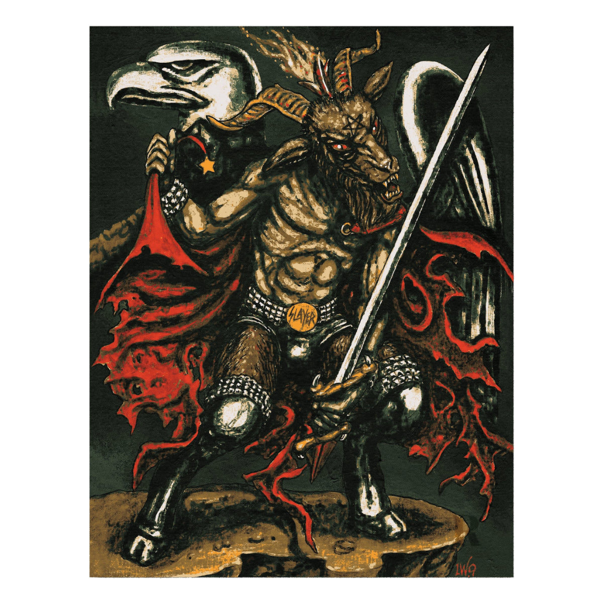 SLAYER INSPIRED ART PRINT - EXCLUSIVE - LTD.