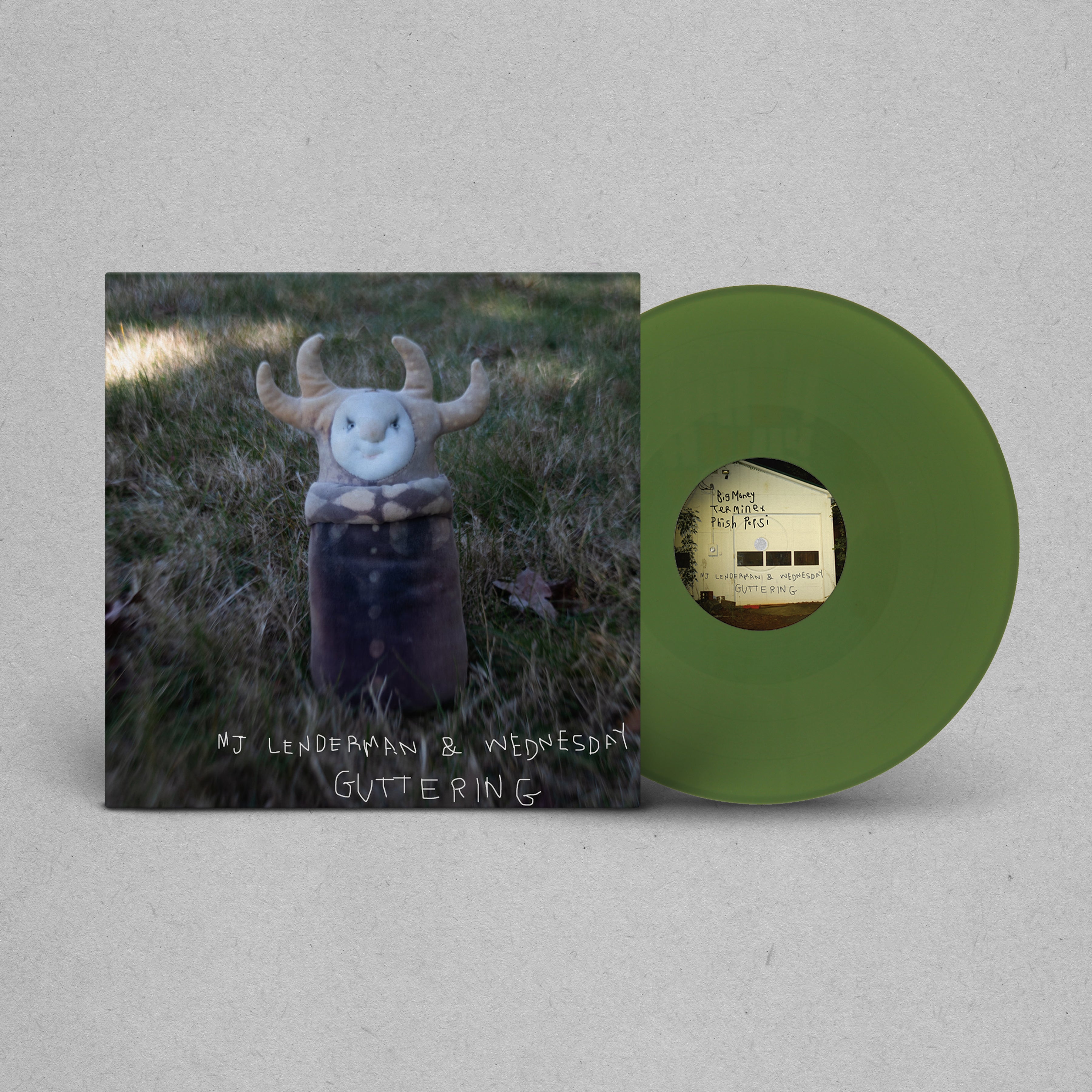MJ LENDERMAN & WEDNESDAY 'GUTTERING' EP - OLIVE GREEN
