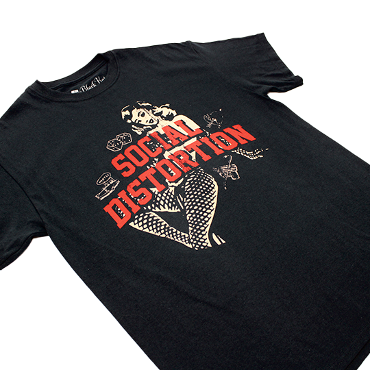 SOCIAL DISTORTION 'WHITE LIGHT ICONS' T-SHIRT
