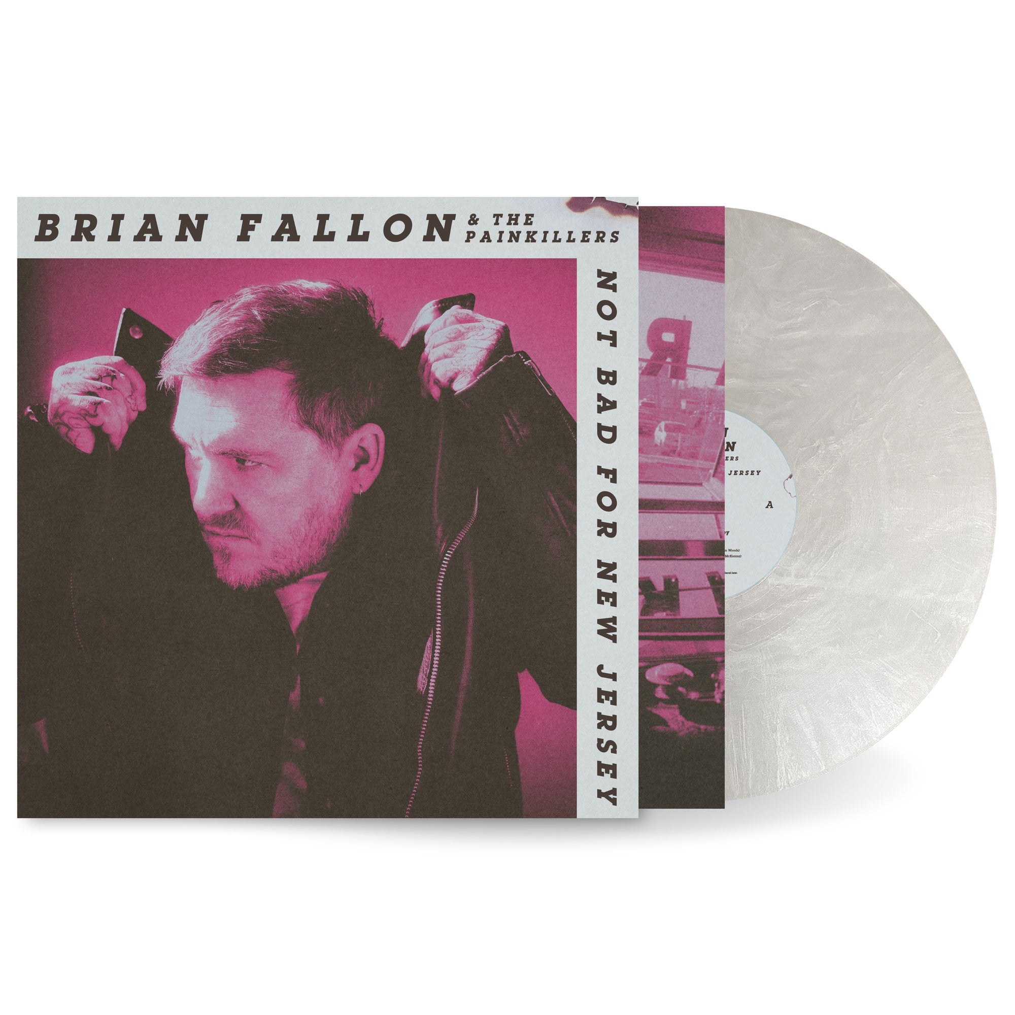BRIAN FALLON 'NOT BAD FOR NEW JERSEY' LP- PEARLS WHITE